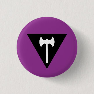 Badge Rond 2,50 Cm Labrys Lesbian Pride Insigne Drapeau