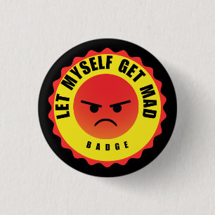 Badge Rond 2,50 Cm Laisse-Moi Me Faire Mal
