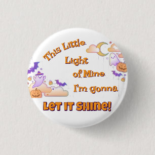 Badge Rond 2,50 Cm Laisser Briller Christian Halloween Bouton