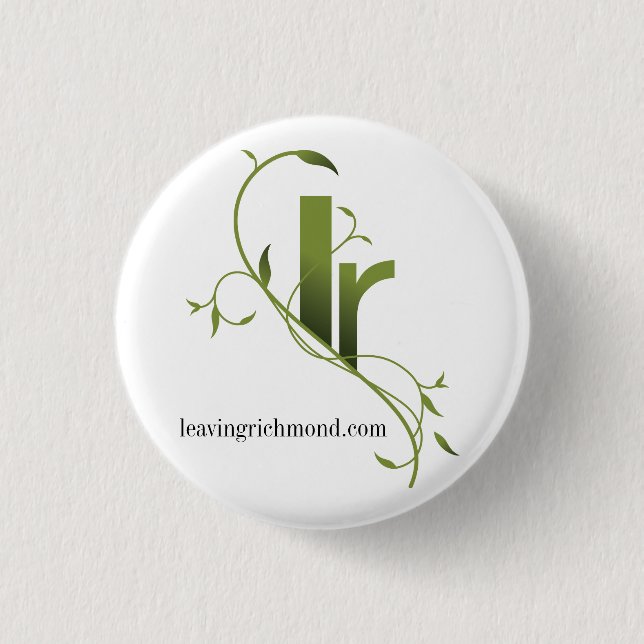 Badge Rond 2,50 Cm laisser des boutons de richmond (Devant)