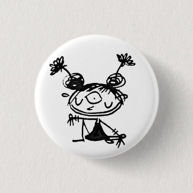 Badge Rond 2,50 Cm lakshmi de hippie (Devant)