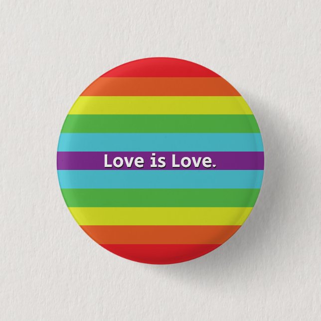 Badge Rond 2,50 Cm L'amour est amour (Devant)