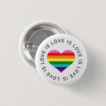 L'amour est l'amour Rainbow Heart Gay pride