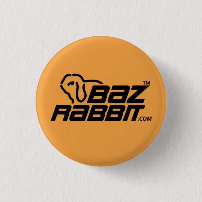 Badge Rond 2,50 Cm Lapin de BAZ (Devant)