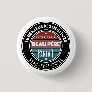Badge Rond 2,50 Cm Le beau père