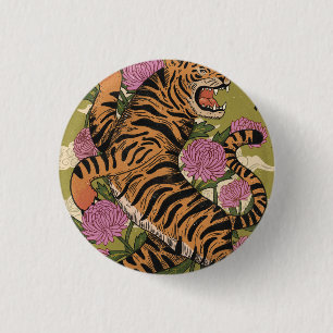 Badge Rond 2,50 Cm Le beau tigre