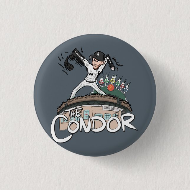 Badge Rond 2,50 Cm Le bouton de condor (Devant)