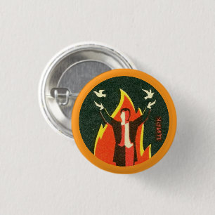 Badge Rond 2,50 Cm Le bouton du magicien
