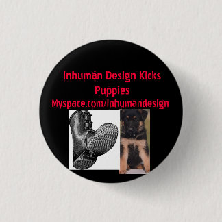 Badge Rond 2,50 Cm le chiot, boot-735943, conception inhumaine donne