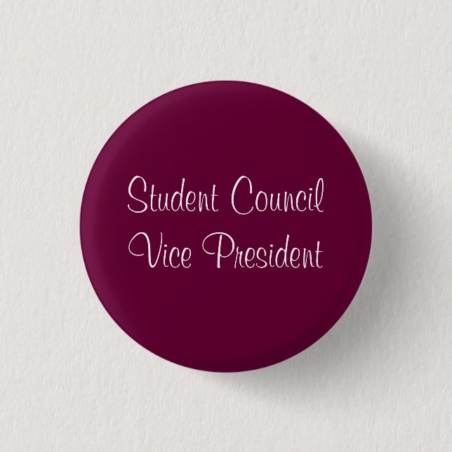 Badge Rond 2,50 Cm Le Conseil d'étudiant VP (Devant)