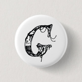 Badge Rond 2,50 Cm Le fantôme dans mon bouton de la machine "G"