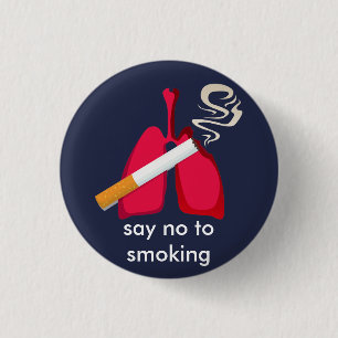 Badge Rond 2,50 Cm le fumeur ex a stoppé le tabagisme