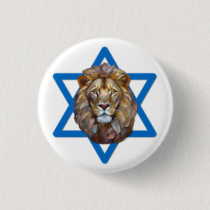 Badge Rond 2,50 Cm Le Lion De Juda