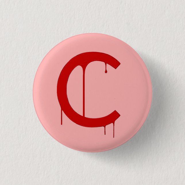 Badge Rond 2,50 Cm Le logo de Crimson (Devant)