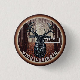 Badge Rond 2,50 Cm Le mâle mature