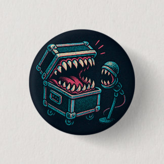 Badge Rond 2,50 Cm Le Mimique du karaoké