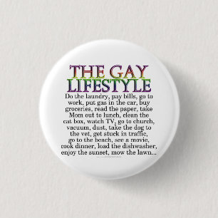 Badge Rond 2,50 Cm Le mode de vie gai