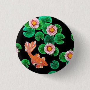 Badge Rond 2,50 Cm Le papier Koi Pond