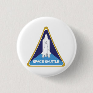 Badge Rond 2,50 Cm Le programme de navette spatiale