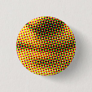 Badge Rond 2,50 Cm Le sourire CMYK de Mona