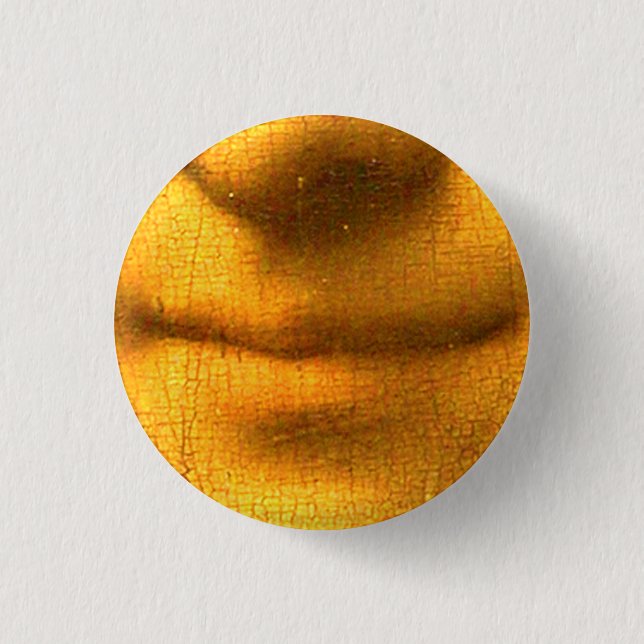 Badge Rond 2,50 Cm Le sourire de Mona (Devant)