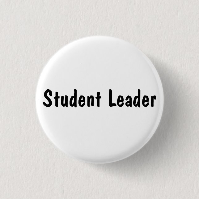 Badge Rond 2,50 Cm Leader étudiant (Devant)