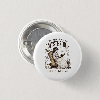 Badge Rond 2,50 Cm Lecteur gothique de mes affaires mystérieuses