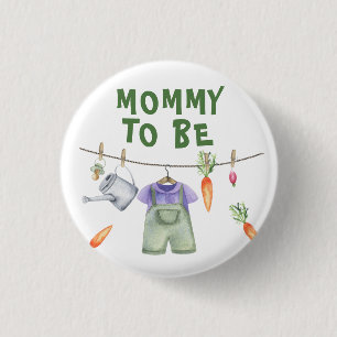Badge Rond 2,50 Cm Légumes locaux Maman à être