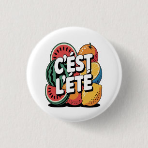 Badge Rond 2,50 Cm Lemon Breeze