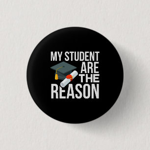 Badge Rond 2,50 Cm L'enseignant est ma raison d'être