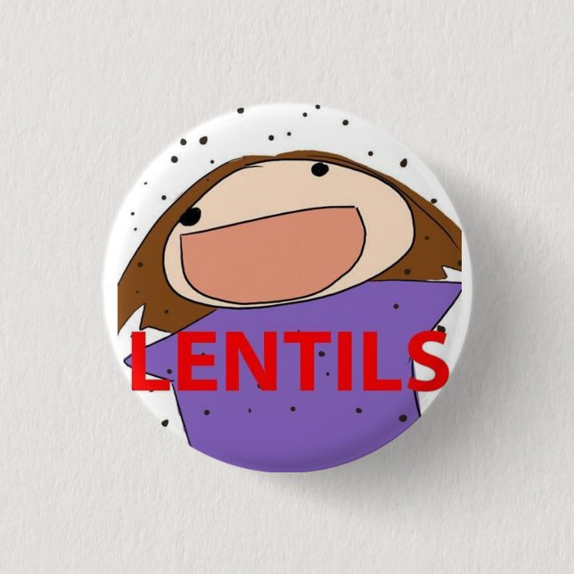 BADGE ROND 2,50 CM LENTILLES (Devant)