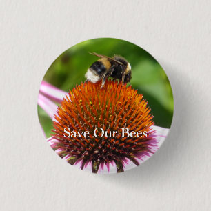 BADGE ROND 2,50 CM LES ABEILLES