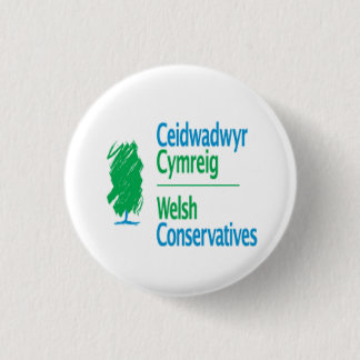 Badge Rond 2,50 Cm Les conservateurs gallois Ceidwadwyr Cymreig