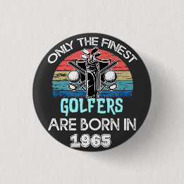 Badge Rond 2,50 Cm Les Golfeurs De Détresse Nés Dans La Typographie M