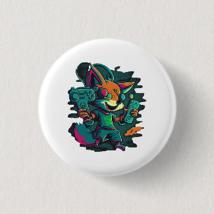 Badge Rond 2,50 Cm Les loups jouent à des jeux