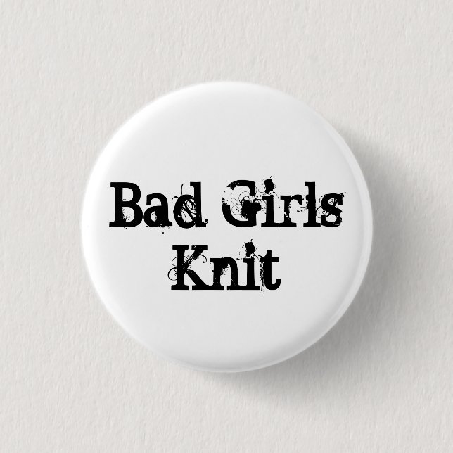Badge Rond 2,50 Cm Les Mauvaises Filles Knit (Devant)