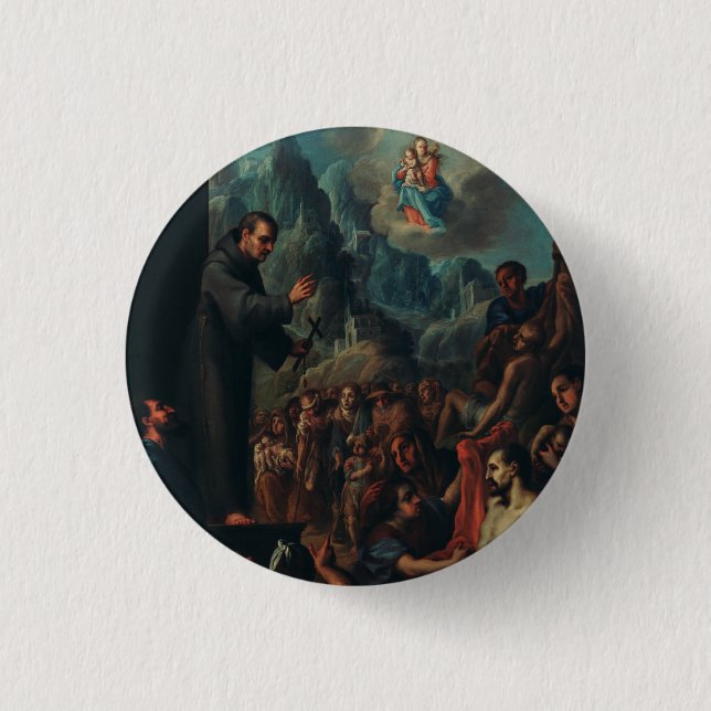 Badge Rond 2,50 Cm Les miracles de Saint-Salvador d'Horta (Devant)