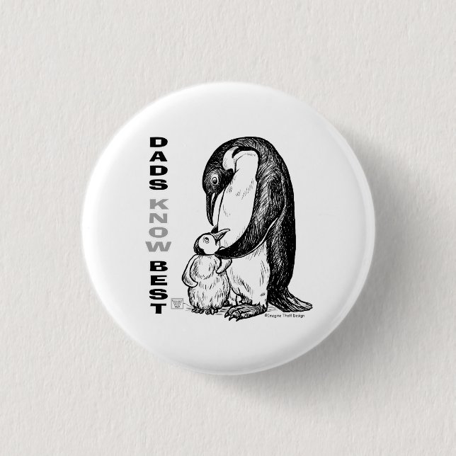 Badge Rond 2,50 Cm Les papas connaissent mieux (Devant)