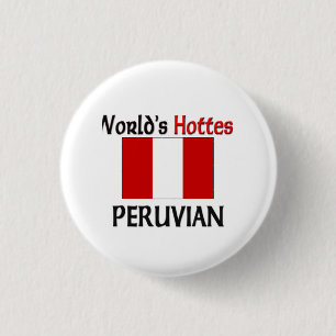 Badge Rond 2,50 Cm Les Péruviens les plus chauds du monde