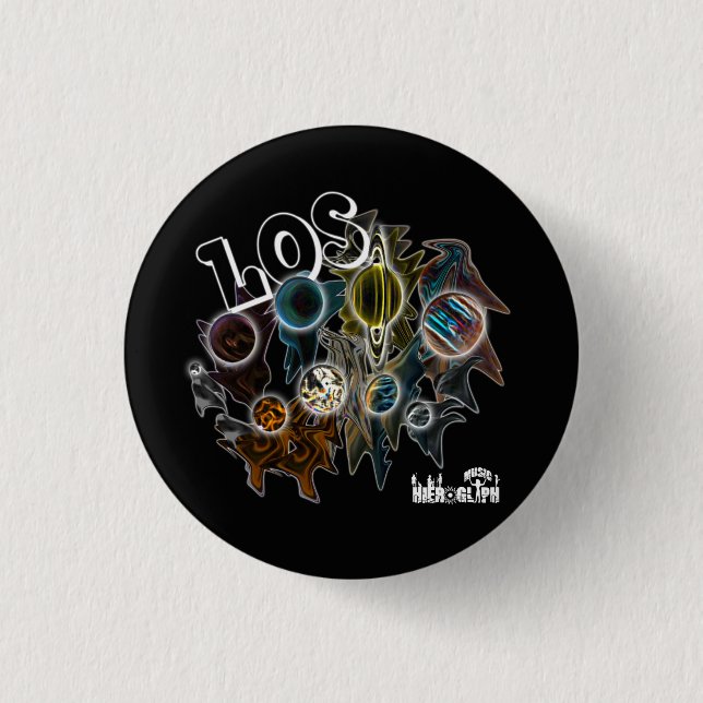 Badge Rond 2,50 Cm Les Planètes (Devant)