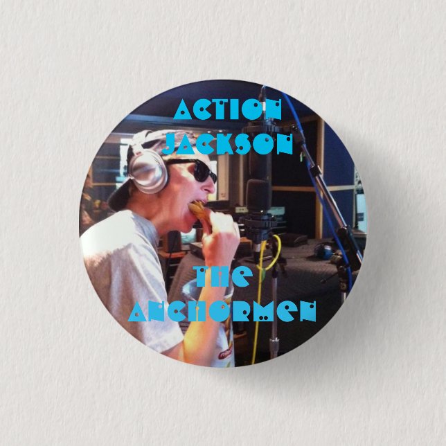 Badge Rond 2,50 Cm Les présentateurs : Jack (Devant)