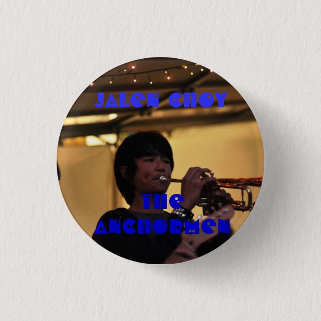 Badge Rond 2,50 Cm Les présentateurs : Jalen (Devant)