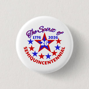 BADGE ROND 2,50 CM L'ESPRIT DE 26 - SEMIQUINCENTENNIAL