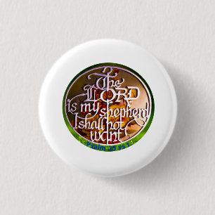 Badge Rond 2,50 Cm L'Éternel est mon berger ...Bouton