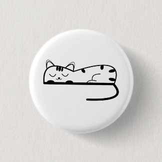 Badge Rond 2,50 Cm Lever de lune minimaliste en lignes