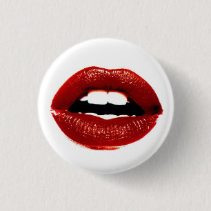 Badge Rond 2,50 Cm lèvres