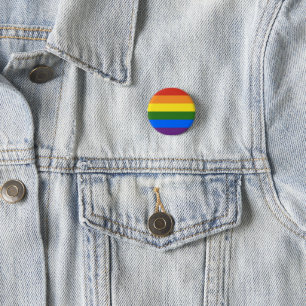 Badge Rond 2,50 Cm LGBT+ Pin de fierté d'arc-en-ciel