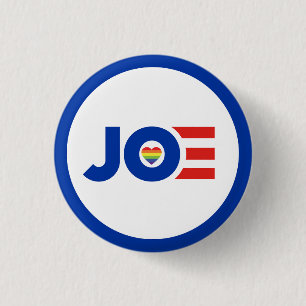 Badge Rond 2,50 Cm LGBTQ Aime Joe Biden!