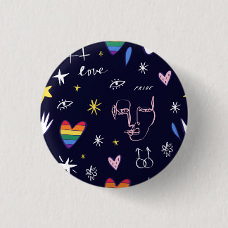 BADGE ROND 2,50 CM LGBTQI FIDE TRANS GAY LESBIAN
