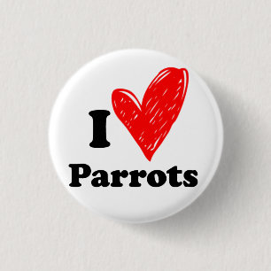 Badge Rond 2,50 Cm L'Histoire des Parrots